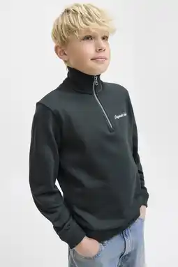 Wehkamp JACK & JONES JUNIOR sweater donkergroen aanbieding