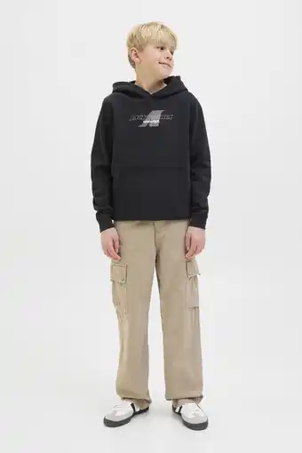 Wehkamp JACK & JONES JUNIOR hoodie zwart aanbieding