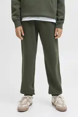 Wehkamp JACK & JONES JUNIOR slim sweatpants donkergroen aanbieding
