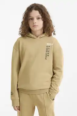 Wehkamp Me & My Monkey hoodie met printopdruk beige aanbieding