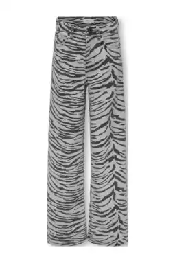 Wehkamp KIDS ONLY GIRL highwaist wide leg jeans grijs aanbieding