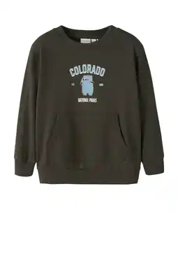 Wehkamp NAME IT MINI sweater donkerbruin aanbieding