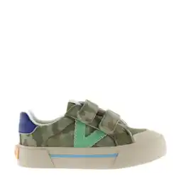 Wehkamp Victoria Tribu Tiras Lona Prints sneakers kaki aanbieding