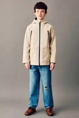 Wehkamp Mango Kids parka ecru aanbieding