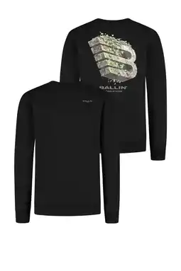 Wehkamp Ballin sweater zwart aanbieding