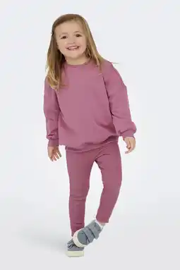 Wehkamp KIDS ONLY MINI sweater met backprint roze aanbieding