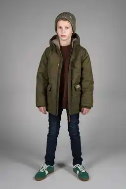 Wehkamp Moodstreet parka groen aanbieding