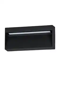 Wehkamp EGLO LED wandlamp buiten Maruggio - rechthoek - zwart aanbieding