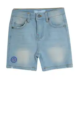 Wehkamp 4PRESIDENT denim short light blue denim aanbieding