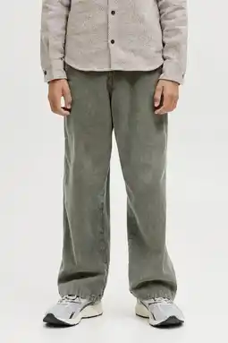 Wehkamp JACK & JONES JUNIOR corduroy casual broek groen aanbieding