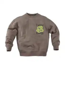 Wehkamp Z8 kids sweater Fenton me backprint taupe aanbieding