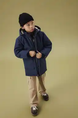 Wehkamp NAME IT KIDS parka donkerblauw aanbieding