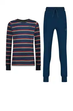 Wehkamp Vingino pyjama donkerblauw/rood/wit aanbieding