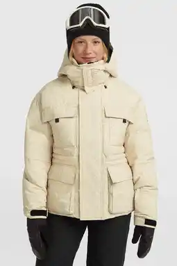 Wehkamp O'Neill ski-jas FWC'Cruz Hybrid ecru aanbieding