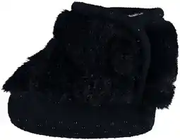 Wehkamp Apollo slofjes met imitatiebont donkerblauw aanbieding