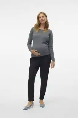 Wehkamp VERO MODA MATERNITY regular fit zwangerschapspantalon VMMMAYA zwart aanbieding