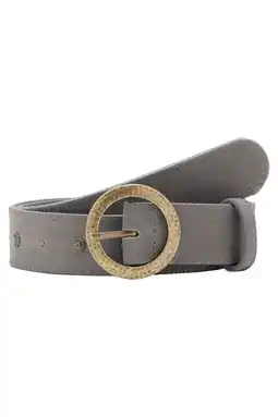 Wehkamp MANGO TEEN leren riem grijs aanbieding