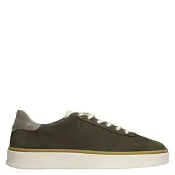 Wehkamp Manfield suède sneakers donkergroen aanbieding