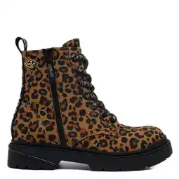 Wehkamp REPLAY Joplin 16D veterboots cognac/zwart aanbieding