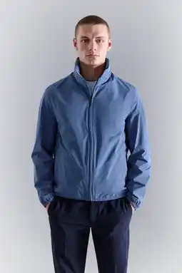 Wehkamp Mango Man regenjas blauw aanbieding