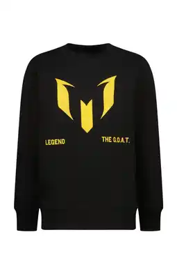 Wehkamp Messi sweater zwart aanbieding