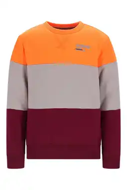 Wehkamp TYGO & vito sweater oranje/greige/donkerrood aanbieding
