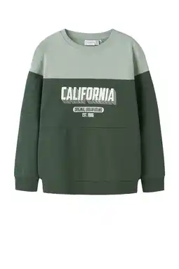 Wehkamp NAME IT KIDS sweater groen aanbieding