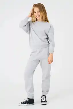 Wehkamp KIDS ONLY GIRL regular casual broek grijs melange aanbieding