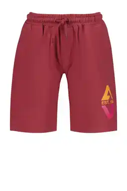 Wehkamp Vingino regular sweatshort donkerrood aanbieding