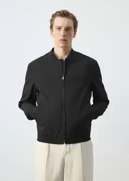 Wehkamp Mango Man bomberjack zwart aanbieding