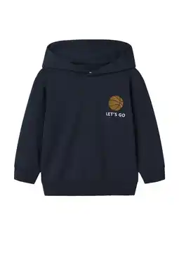 Wehkamp NAME IT MINI hoodie donkerblauw aanbieding