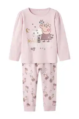 Wehkamp NAME IT MINI Peppa Pig pyjama roze aanbieding