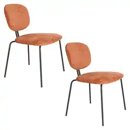 Wehkamp Housecraft Living eetkamerstoel (set van 2) Bouton aanbieding