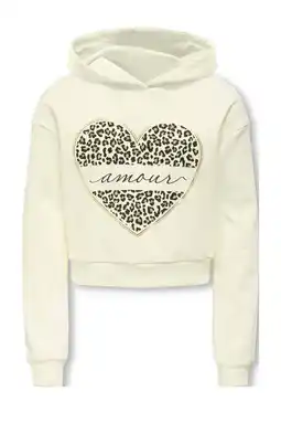 Wehkamp KIDS ONLY GIRL hoodie ecru aanbieding