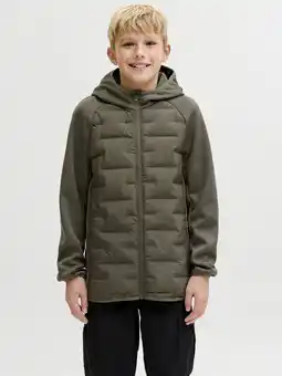 Wehkamp JACK & JONES JUNIOR jack lente gebreid olijfgroen aanbieding