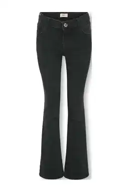 Wehkamp KIDS ONLY GIRL flared jeans black denim aanbieding