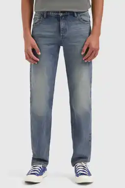 Wehkamp Ballin waist regular fit jeans medium blue denim aanbieding