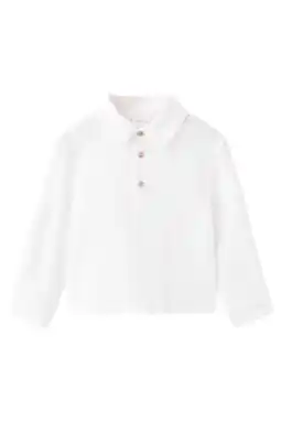 Wehkamp Mango Kids polo wit aanbieding