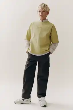 Wehkamp Mango Kids casual broek antraciet aanbieding