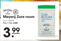 Sligro Meyerij Zure room aanbieding
