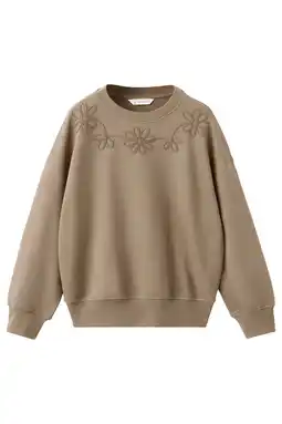 Wehkamp Mango Kids sweater bruin aanbieding
