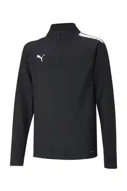 Wehkamp Puma junior voetbalshirt teamLIGA zwart/wit aanbieding