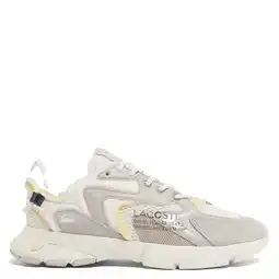 Wehkamp Lacoste L003 sneakers ecru/lichtgeel aanbieding