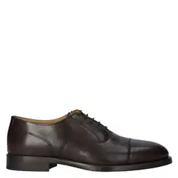 Wehkamp Mango Man leren veterschoenen bruin aanbieding