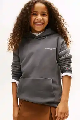 Wehkamp Tommy Hilfiger hoodie antraciet aanbieding