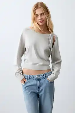 Wehkamp MANGO TEEN gebreide trui grijs aanbieding