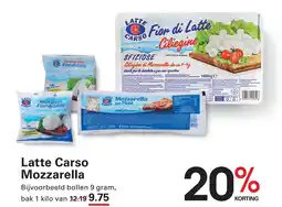 Sligro Latte Carso Mozzarella aanbieding