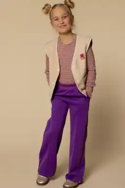 Wehkamp LOOXS little teddy gilet ecru aanbieding