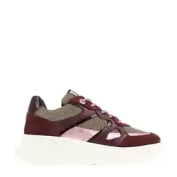 Wehkamp Red Rag chunky suède sneakers bordeaux aanbieding