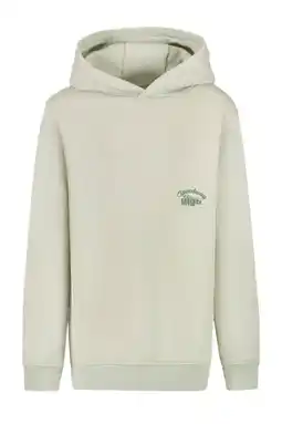Wehkamp Cars hoodie met backprint lichtgrijs aanbieding
